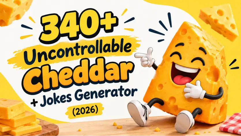 Cheddar Jokes With Jokes Generator