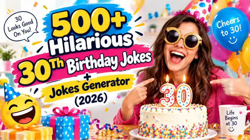 30th Birthday Jokes With Jokes Generator