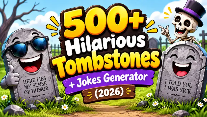 Tombstones Jokes With Jokes Generator